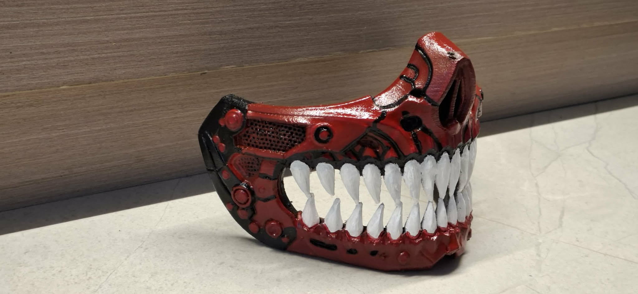 Cyber Demon Half Mask