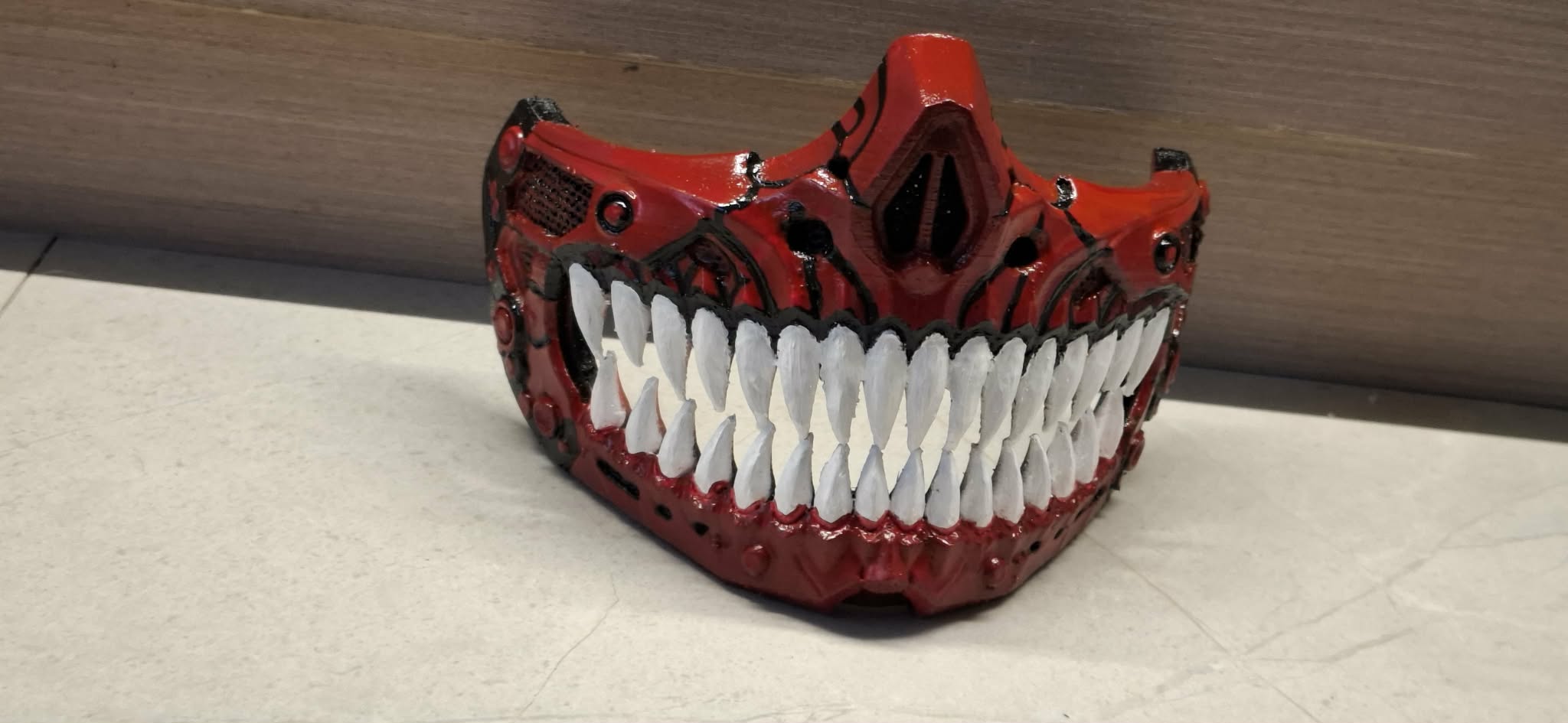 Cyber Demon Half Mask