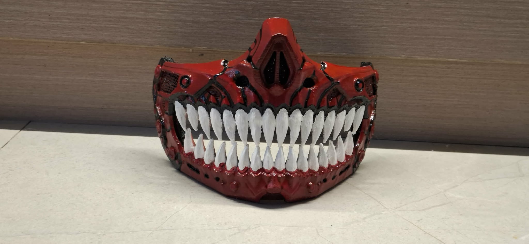 Cyber Demon Half Mask