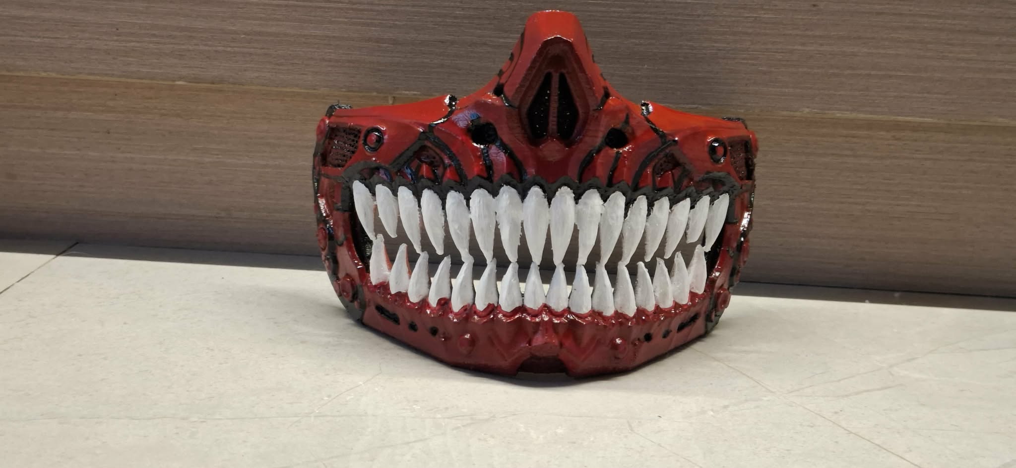 Cyber Demon Half Mask