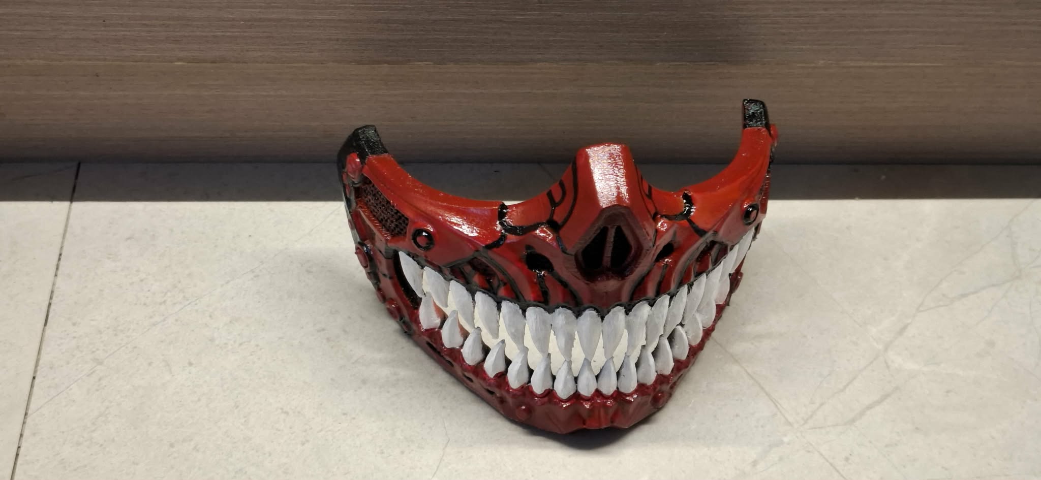 Cyber Demon Half Mask